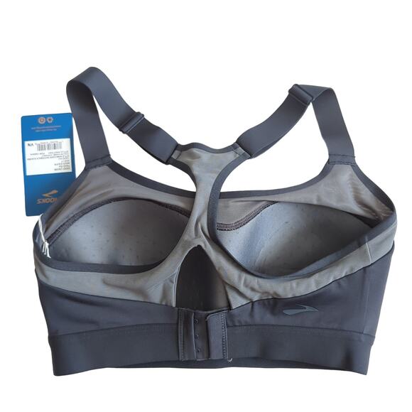 Brooks Dare Racerback Womens 32DD Run Bra High Impact Running Workout Supportive - Picture 5 of 6